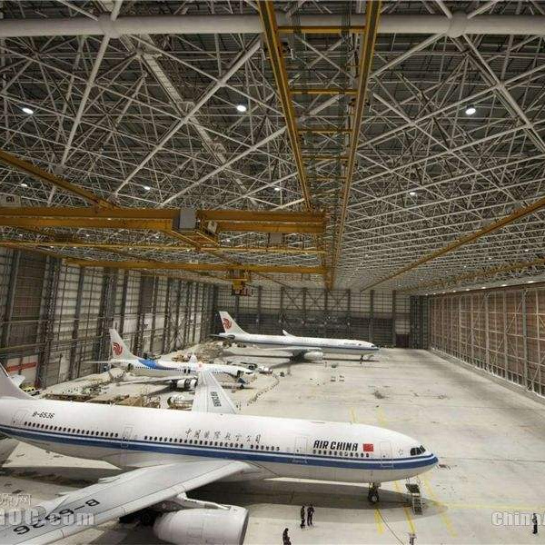 Factory direct sales space frame dome roof construction space frame aircraft hangar