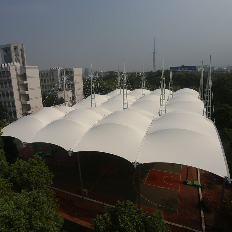 Hot sale membrane structure roofs for stadium/theaters/exhibition halls/waiting halls