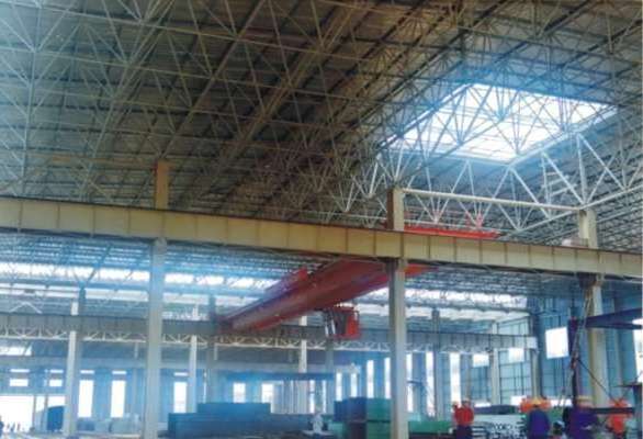 Bailey Bridge Large Span Roof Steel Dome Space Frame Structure Roof Design Space Frame Warehouse