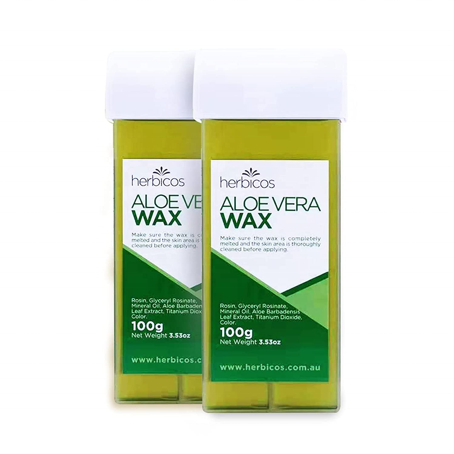 Use (aloe)n Depilatory Wax Cartridge Herbicos100g X 2 Health Care Hair Removal Whitening Legs & Body Roller Wax Roll-on Spa Home