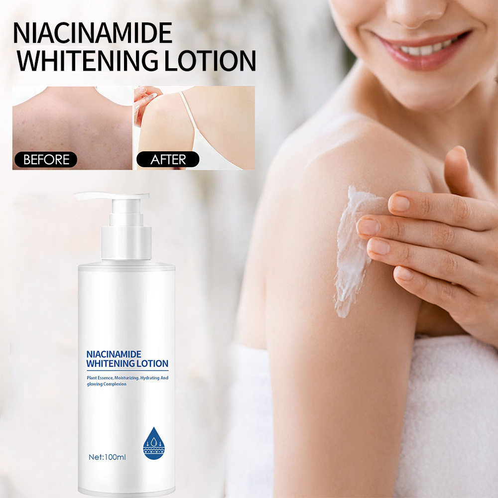 Herbicos OEM/ODM Private Brand Whitening Removing Yellowing Brightening Improving Dull Skin Tone Niacinamide Whitening Emulsion