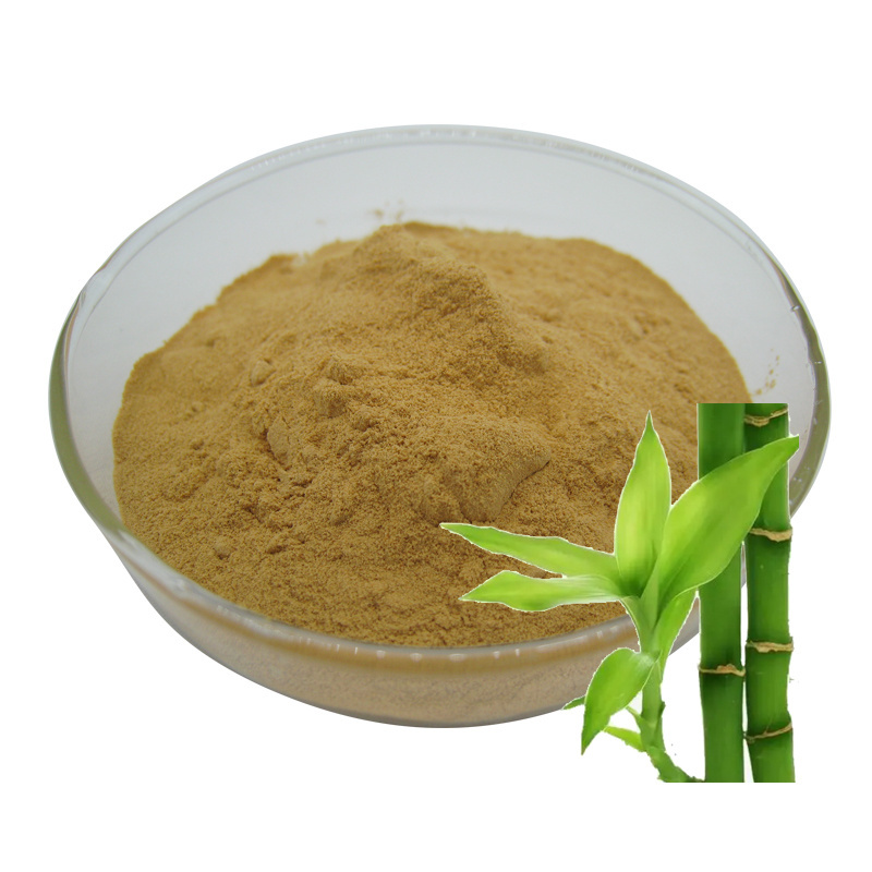 Wholesale Food Grade Organic 70% Silica Bamboo Leaf Extract Powder