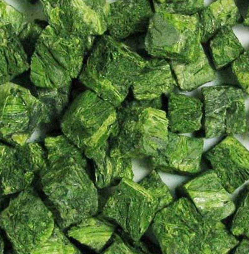 Dried dehydrated Spinach vegetable leaves cube food grade Spinacia oleracea wholesale from china