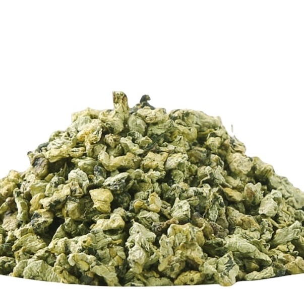 He ye cha bulk loose natural green lotus leaf granules slimming tea dried lotus leaf