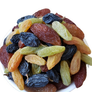 Sweet chinese Blended natural mixed different colors dried grape fruits for sale