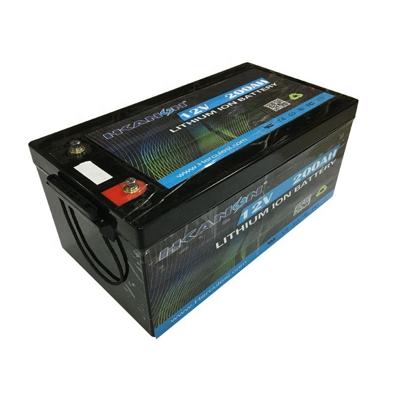 Deep Cycle 12v 200ah LiFePO4 Lithium Ion Battery for Solar/Golf cart/Camping car/Marine