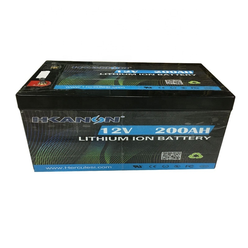 Deep Cycle 12v 200ah LiFePO4 Lithium Ion Battery for Solar/Golf cart/Camping car/Marine