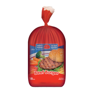 Halal Herfy Frozen Beef burger 1008g Premium Quality From Saudi Arabia