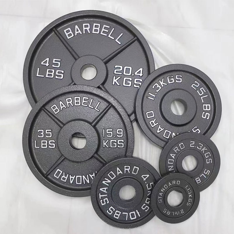 Wholesale Weight Lifting Cheap Iron Weight Plates Standard Dumbbell Weight Plates