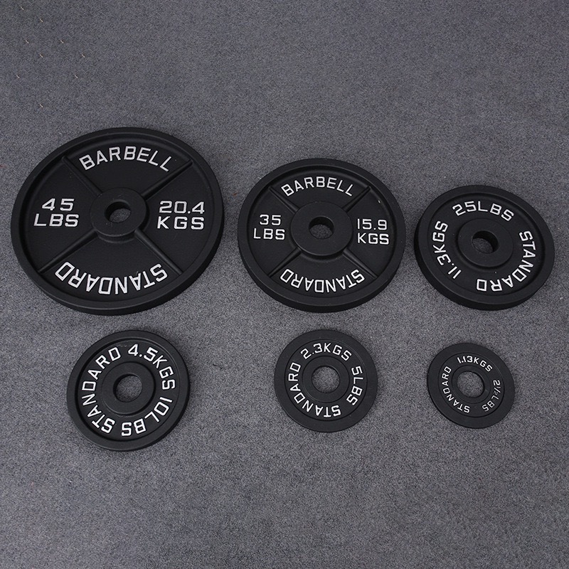 Wholesale Weight Lifting Cheap Iron Weight Plates Standard Dumbbell Weight Plates