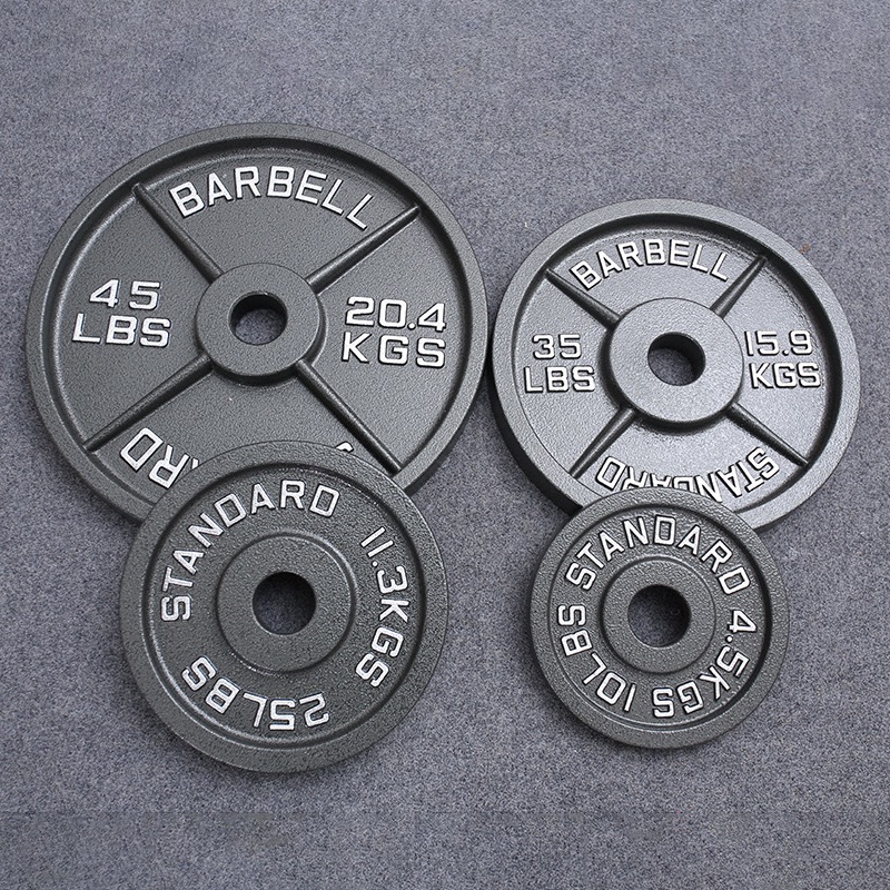 Wholesale Weight Lifting Cheap Iron Weight Plates Standard Dumbbell Weight Plates