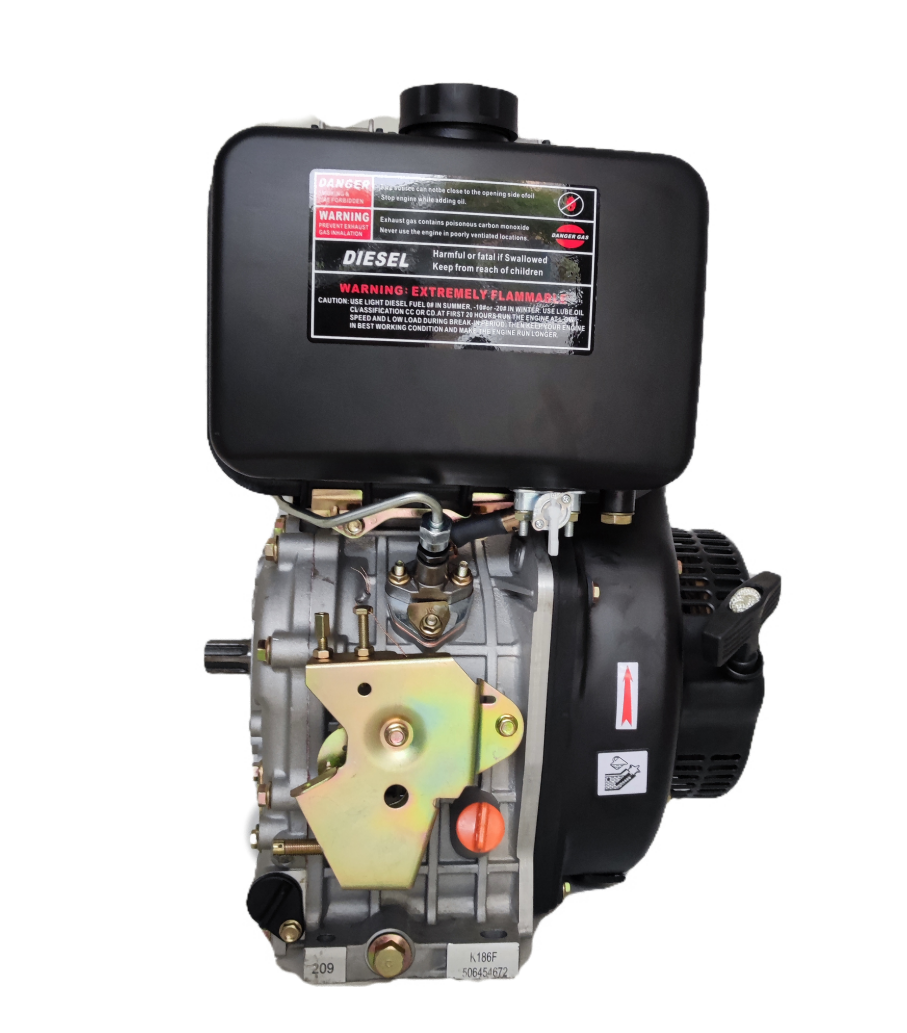 AMS 12hp 4-stroke general 178F diesel engine Air Cool Single Cylinder manufacturer 1 Cylinder Diesel Engine Price