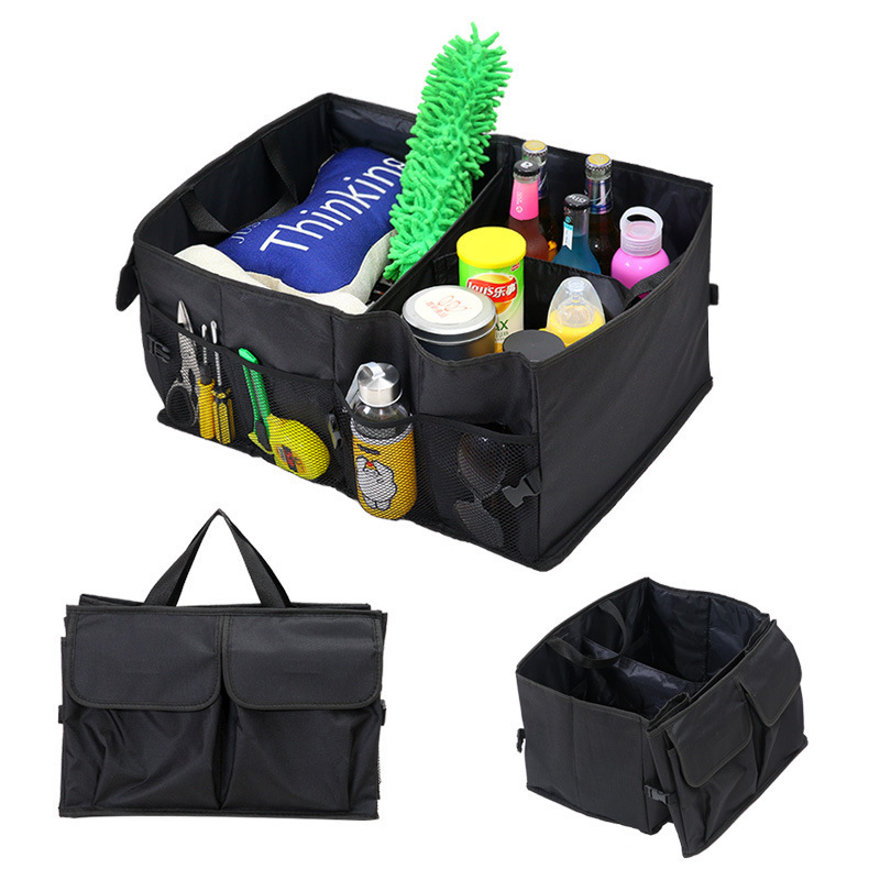 Wholesale folding Waterproof Washable Car Boot Storage Bag Heavy Duty Car Trunk Organizer