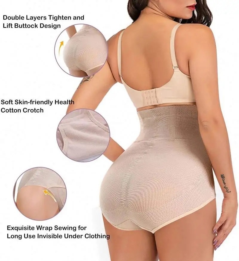 Custom Butt Lifter Short High-waist Shapewear Slimming Body Shaper Tummy Control Pantie Fajas Colombianas Por Mayor For Women