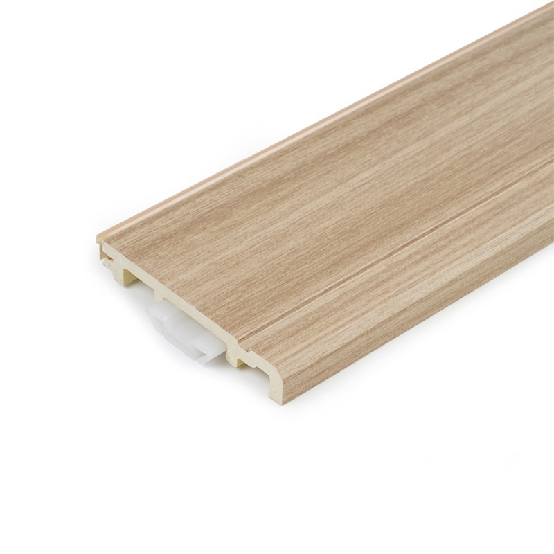 hot sale 3mm 10mm 12mm bathroom plastic baseboard pvc chamfered skirting