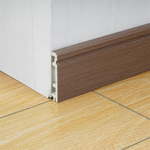 hot sale 3mm 10mm 12mm bathroom plastic baseboard pvc chamfered skirting