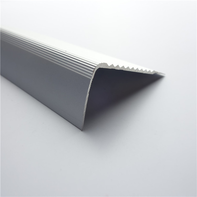 aluminum  L shape anti slip stair edging stair nosing for ceramic tile