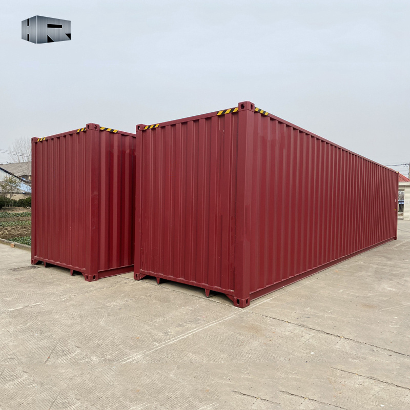 High quality steel dry container new 40ft shipping container from China