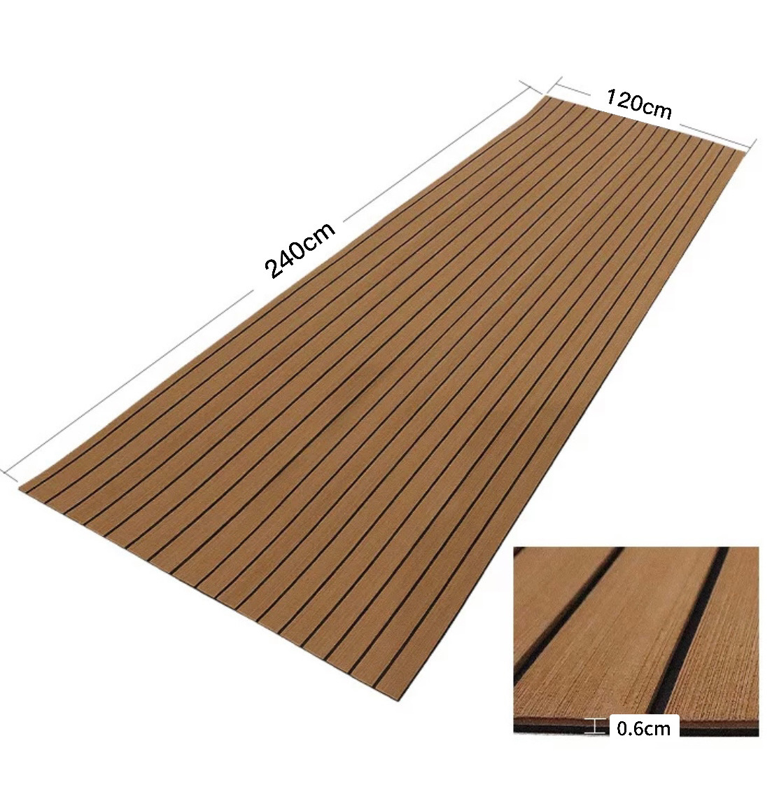 HEROES Modern Design Brushed Eva Foam Decking Mat New WaterProof Marine Accessories for Boat Yacht Floor