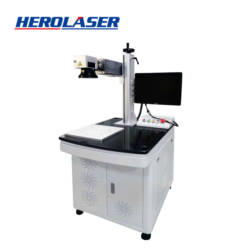 1mm Deep Metal Fiber Laser Engraving Machine / 50W /100W IPG Laser Marker