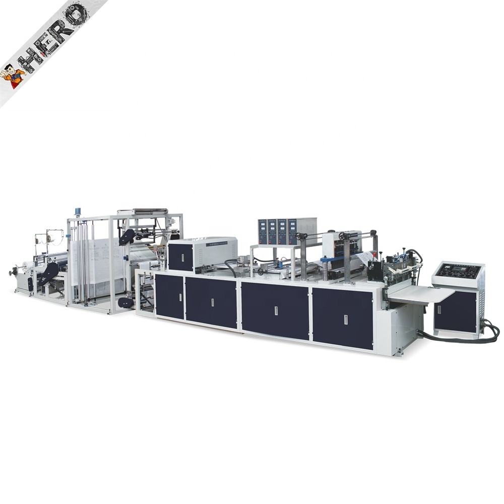 Fully Automatic Ultrasonic Non Woven Fabric T-shirt Handle Carry D cut Box Vest Bag Making Machine Price