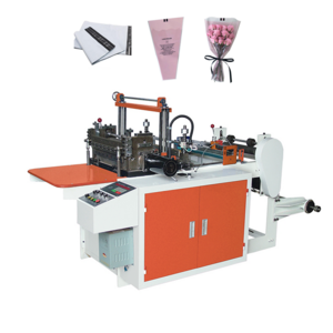 side sealing cutting bag machine bottom seal shipping envelopes poly mailer courier bag making machine