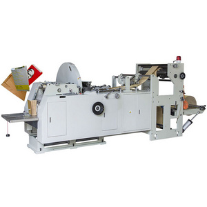 fully automatic shopping kraft bread paper bag machine with handle