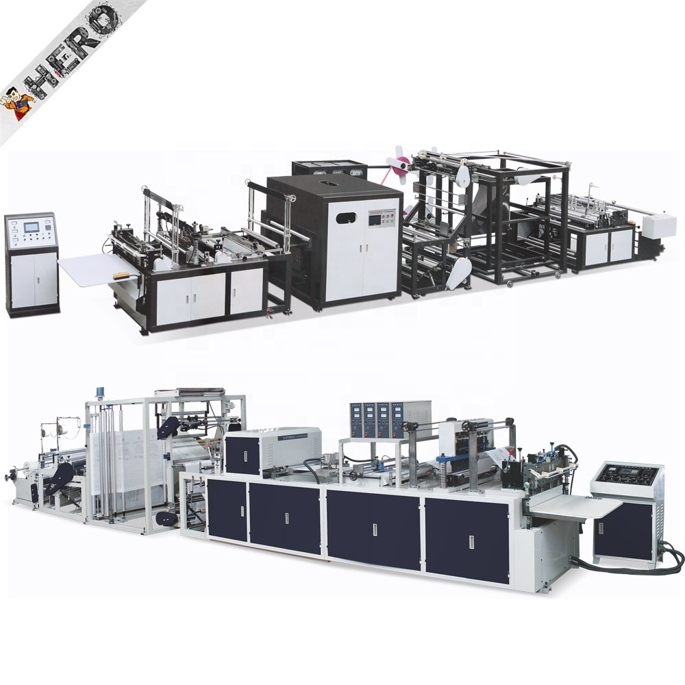 Fully Automatic Ultrasonic Non Woven Fabric T-shirt Handle Carry D cut Box Vest Bag Making Machine Price