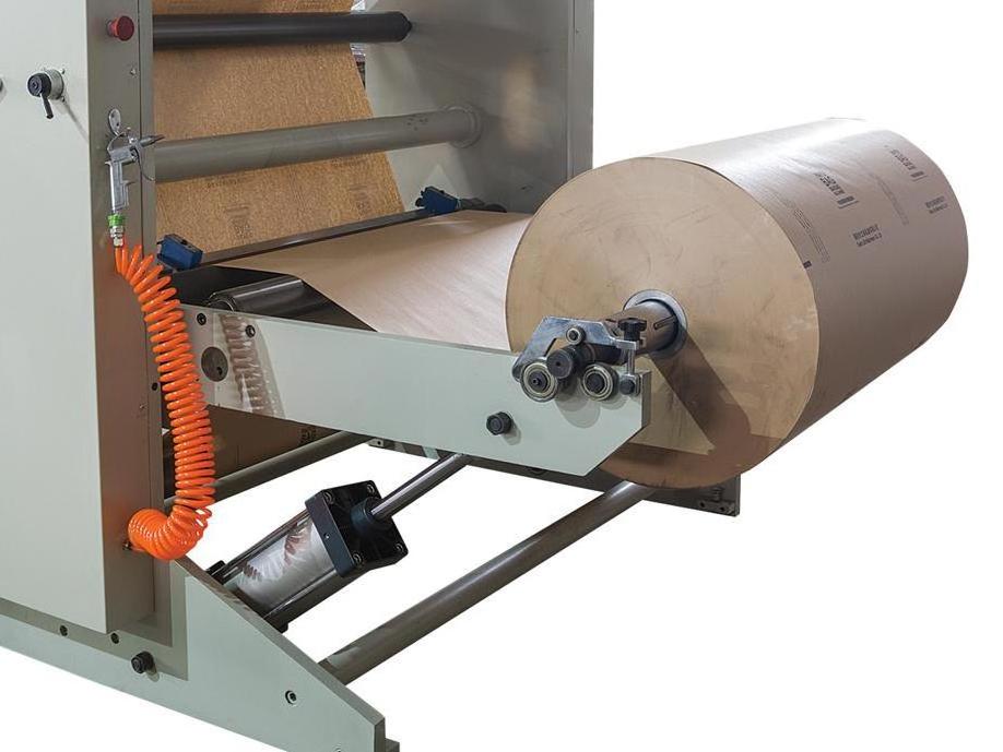 fully automatic shopping kraft bread paper bag machine with handle