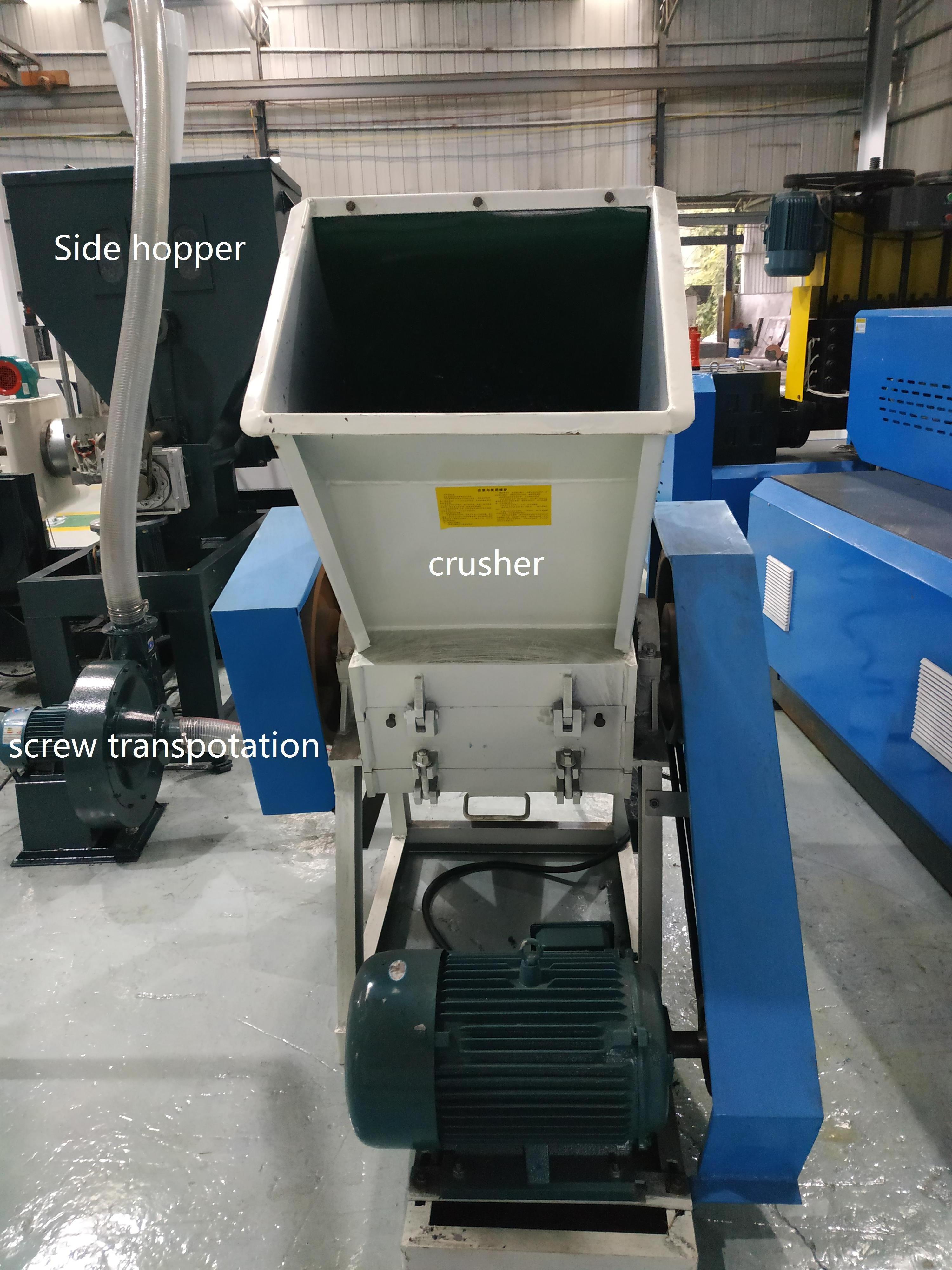 PP PE PET granule raw material machine extruder recycling plastic pellet machine