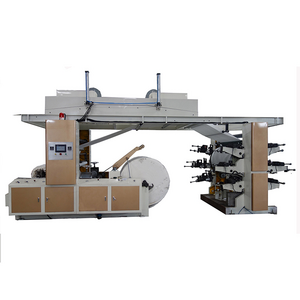 HERO High quality  Printing Machine Flexo Mylar Bags 6 Color Non Woven Bag Making Machine Provided Flexographic Plastic