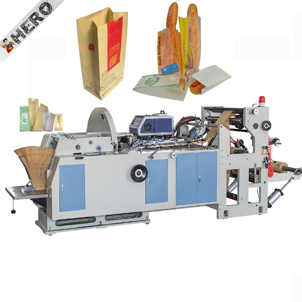 HERO BRAND High Speed KFC Food Paper Bag Making Machine V Bottom Paper Bag Bag Price in Pakistan Depends on Machine Type