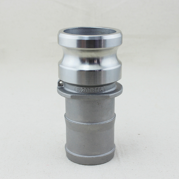 Manufacturer water quick hose shank camlock coupling SS304 Pipe Hose Connector Type E