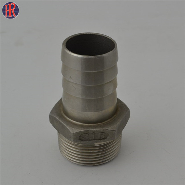 Stainless steel screw pipe fitting 1/4