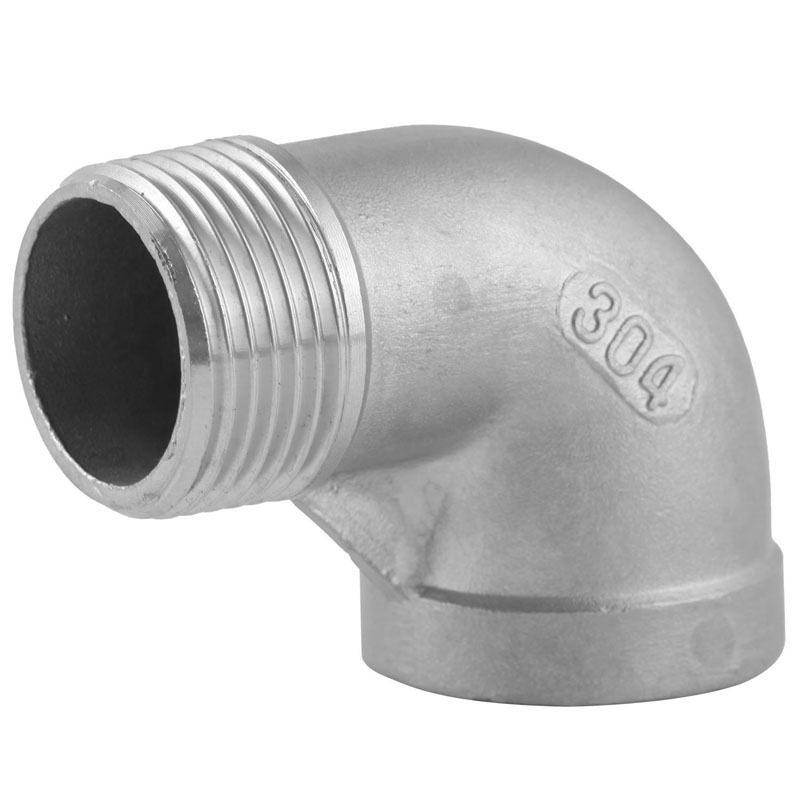 Casting technic and stainless steel material 90 degree street elbow