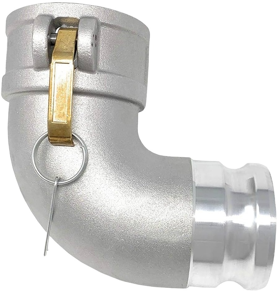 Aluminium camlock Type DA 90 Degree Elbow Adapter x Coupler