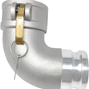 Aluminium camlock Type DA 90 Degree Elbow Adapter x Coupler