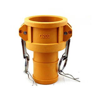 Hot-sale Plastic Nylon Irrigation Type C Camlock Coupling Hose Shank Coupler Pipe Fitting