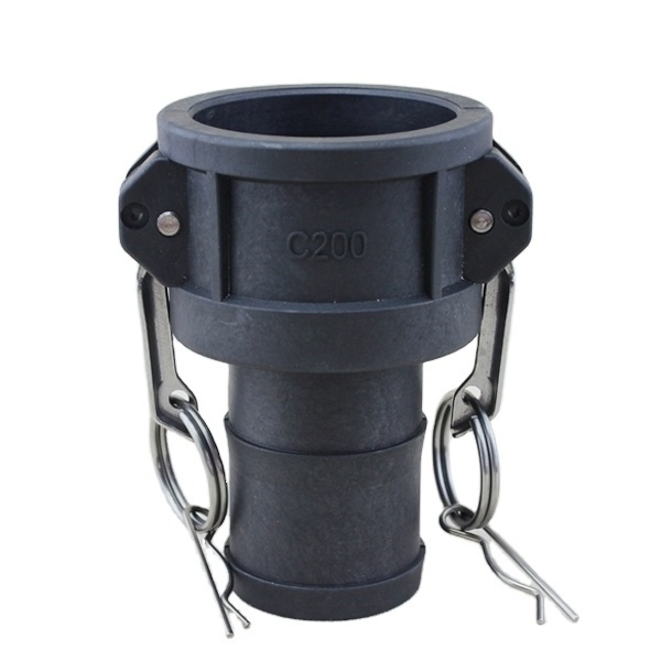 Hot-sale Plastic Nylon Irrigation Type C Camlock Coupling Hose Shank Coupler Pipe Fitting