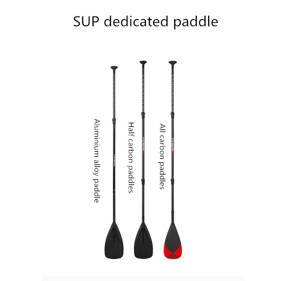 Adjustable 3 Sections Anti-Twist Adjustable Kayak Paddles Aluminum Alloy SUP Paddle For SUP Board