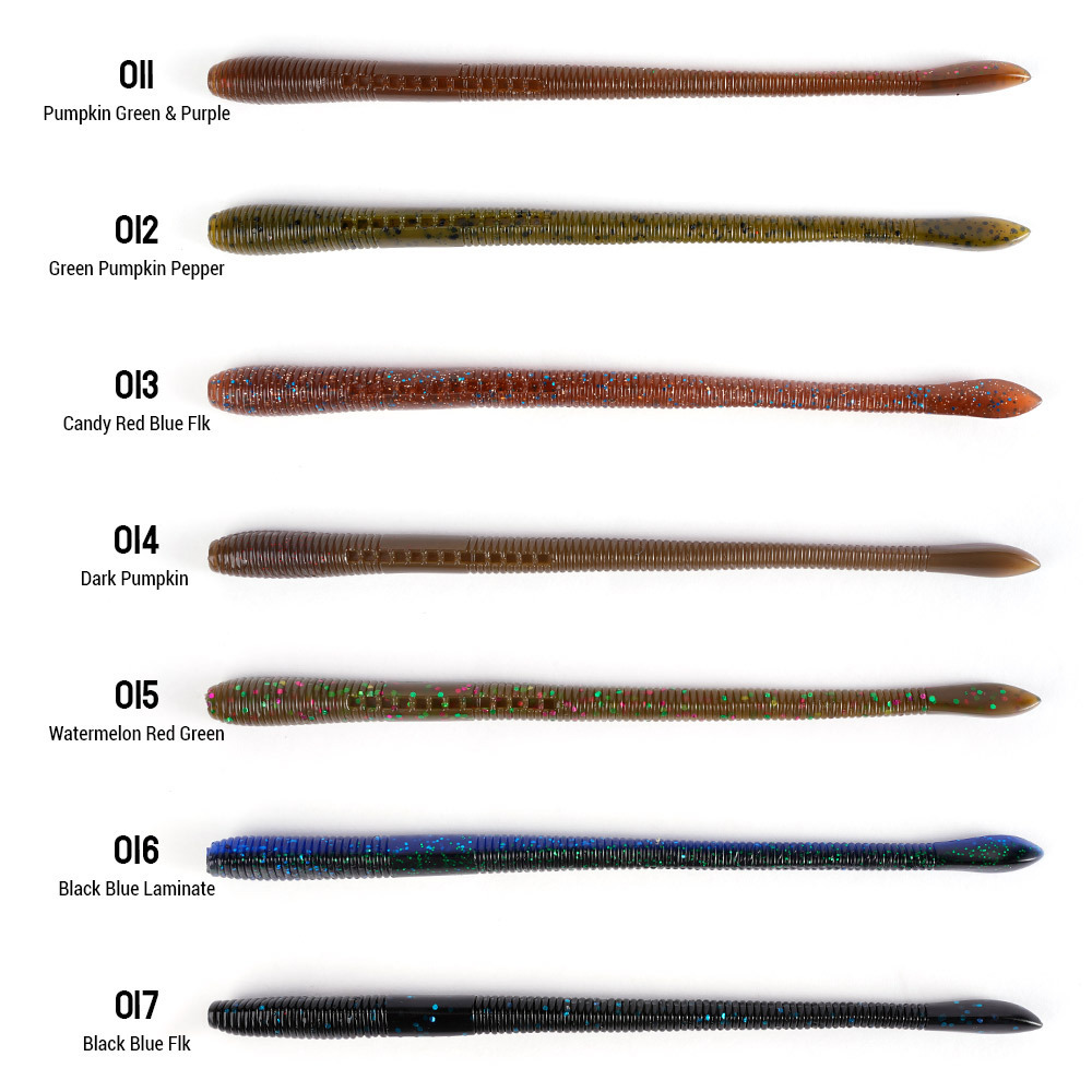 Finesse Stick Soft Fishing Lure 15.5cm 6g Straight Tail Soft Plastic Senko Worm Wacky Fishing Maggot Soft Bait