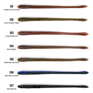 Finesse Stick Soft Fishing Lure 15.5cm 6g Straight Tail Soft Plastic Senko Worm Wacky Fishing Maggot Soft Bait