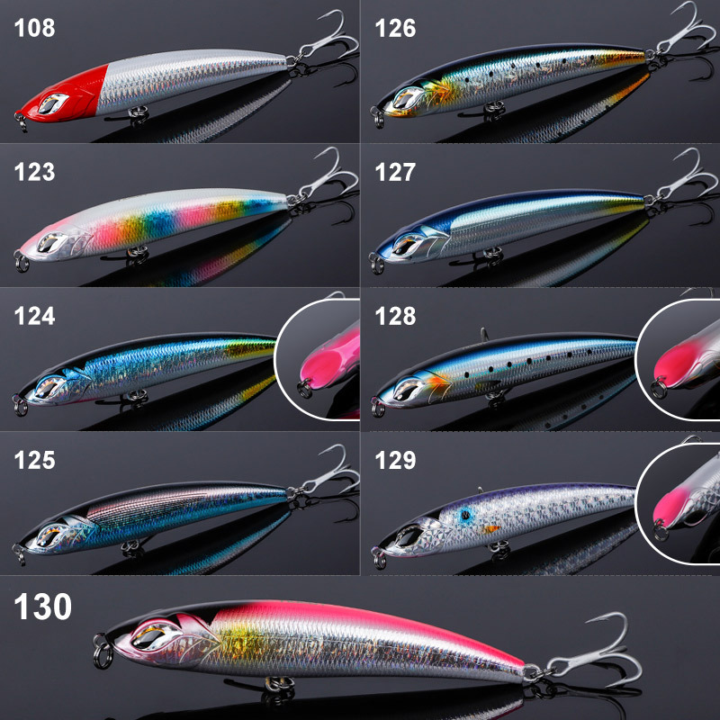 NOEBY ABS Hard Sinking Pencil Lure 115mm 60.5g Long casting sea Fishing hard baits Lure Stickbait