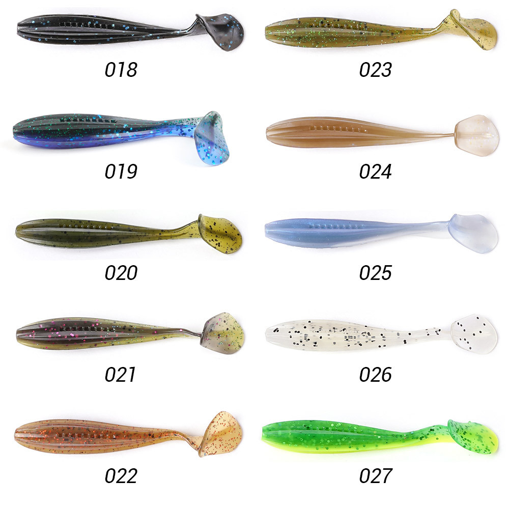 Soft Bait Paddle Tail 8.5cm 5.4g Alive Shad Silicone Swimbait for Bass Pike Artificial Soft Lure Jig Head Wobblers Lures