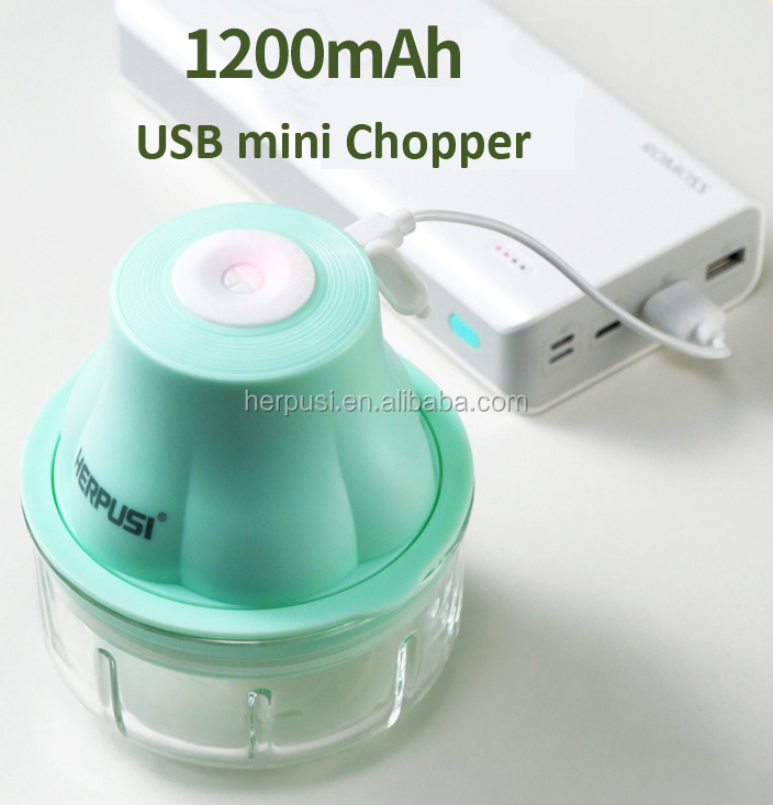 Mini Portable Wireless USB rechargeable Home appliances Baby Food Processor mixer blender multi-functional chopper