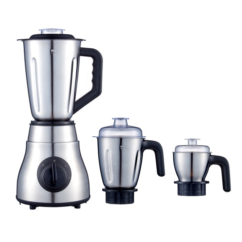 Kitchen Aplliances Fruit Blending Machine Food Chopper 3 IN 1 Stainless Steel Blender & Grinder.