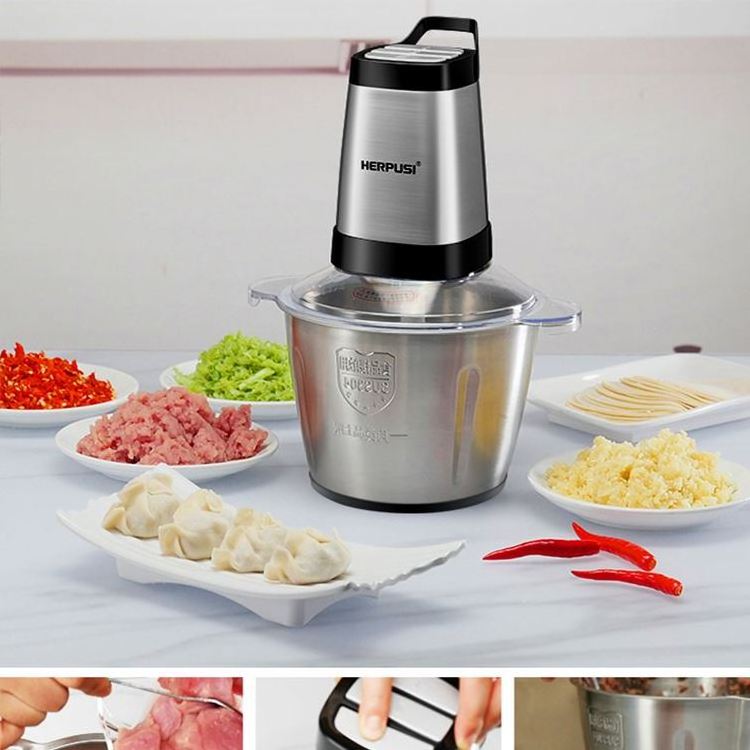 Chinese Factory Price Stainless Steel 3L Meat Mincer Fufu Pounding Machine.