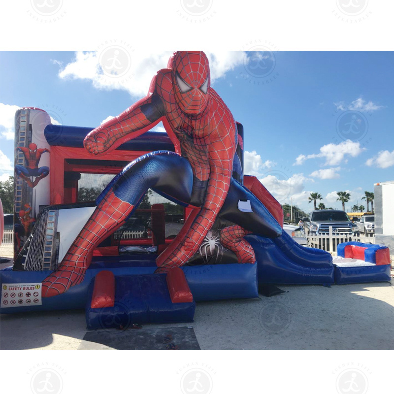 Slide Inflatable Bouncy Castle/white Adult Castle 13x13 Baby Banner White Bounce House