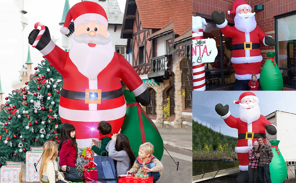 Hot selling cheap Santa Claus inflatable decorations inflatable Santa Claus suit giant inflatable santa claus for sale