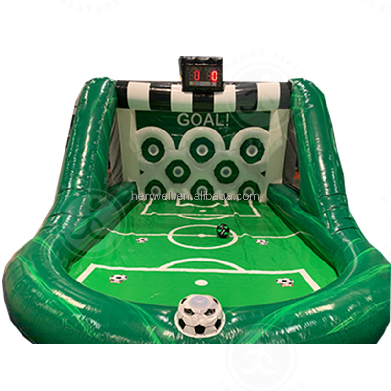 Inflatable Soccer Hit Game Hot selling inflatable training soccer dart football shooting game for sale